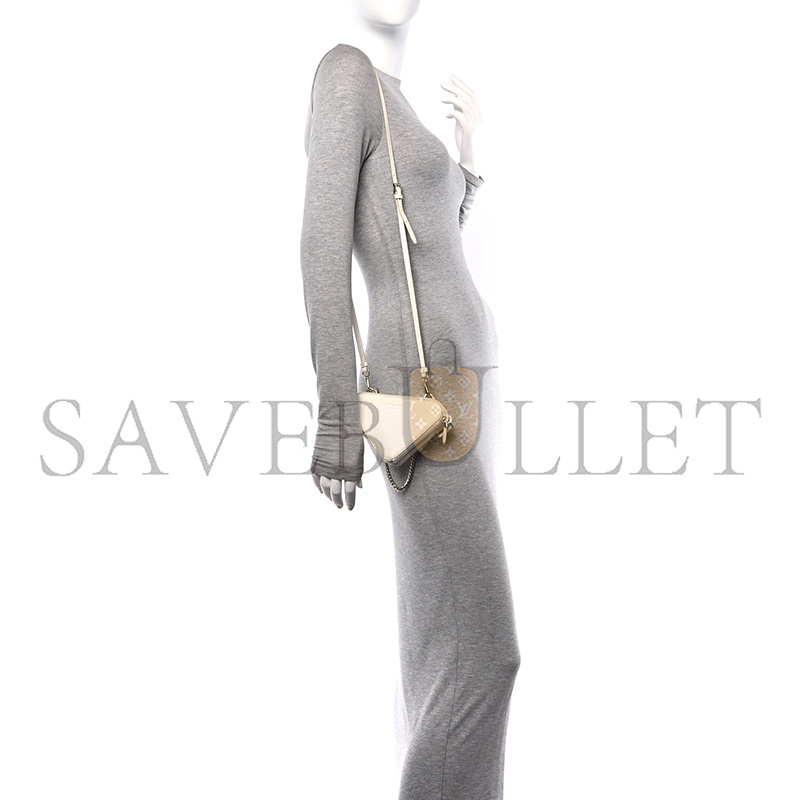 Pra*a saffiano leather mini pouch 1nr015 (15*10cm)